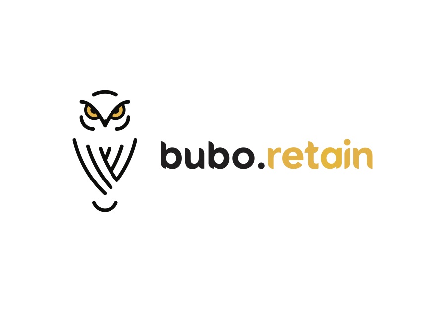 bubo black text retain